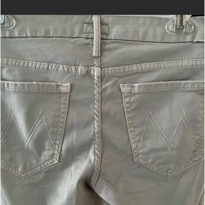 MOTHER JEANS LOOKER ANKLE FRAY